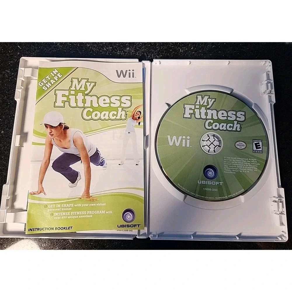 My Fitness Coach Nintendo Wii, 2008 Intense Fitness‎ Program Instruction +Manual